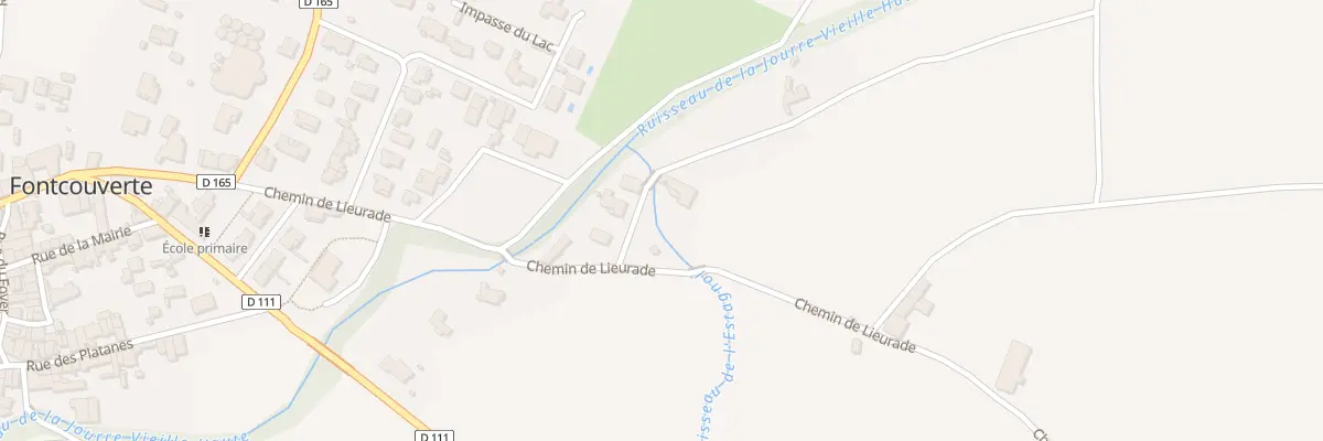 Plan du 4 Le Moulin à Fontcouverte