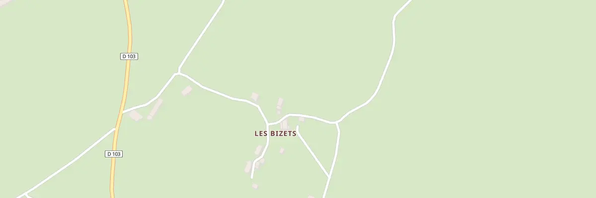 Plan du 5809 Les Bizets à Pionsat