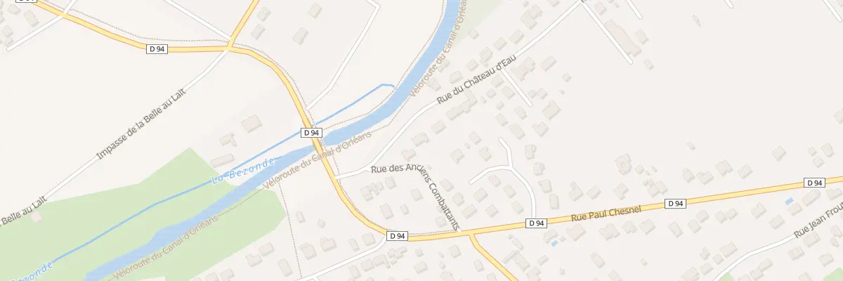 Plan du 110 Rue du Château d’Eau à Pannes