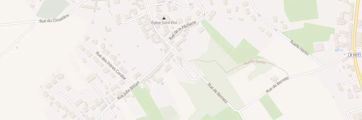 Plan du 3 Rue de Bernetz à Cuvilly