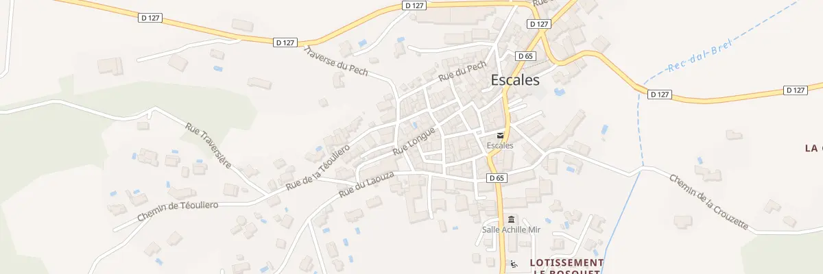 Plan du 30 Rue Longue à Escales