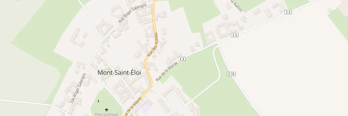 Plan du 3 Rue de la Warde à Mont-Saint-Éloi