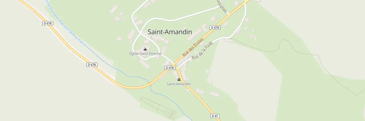 Plan du 5 Rue des Écoles à Saint-Amandin
