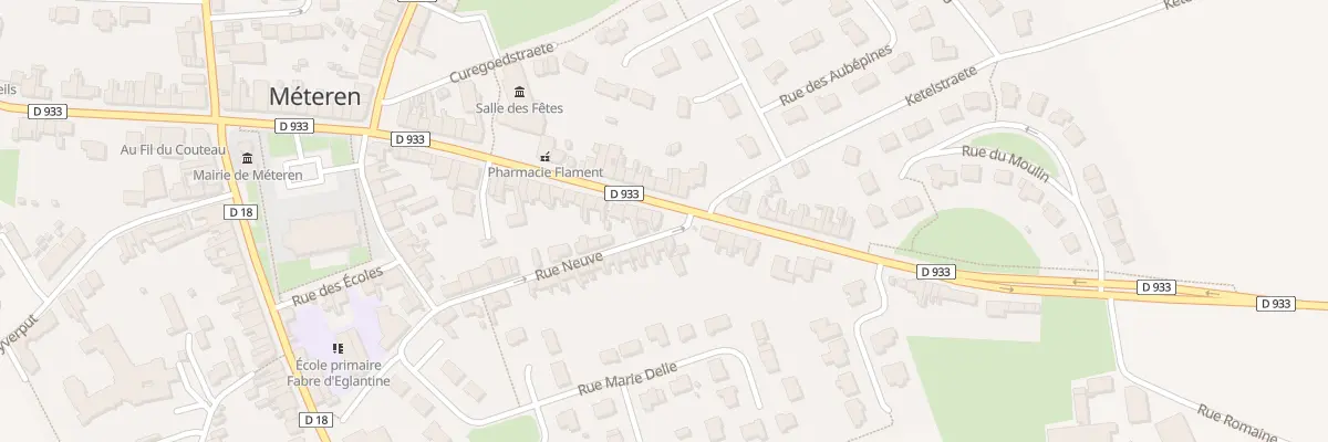 Plan du 18B Rue Nationale à Méteren