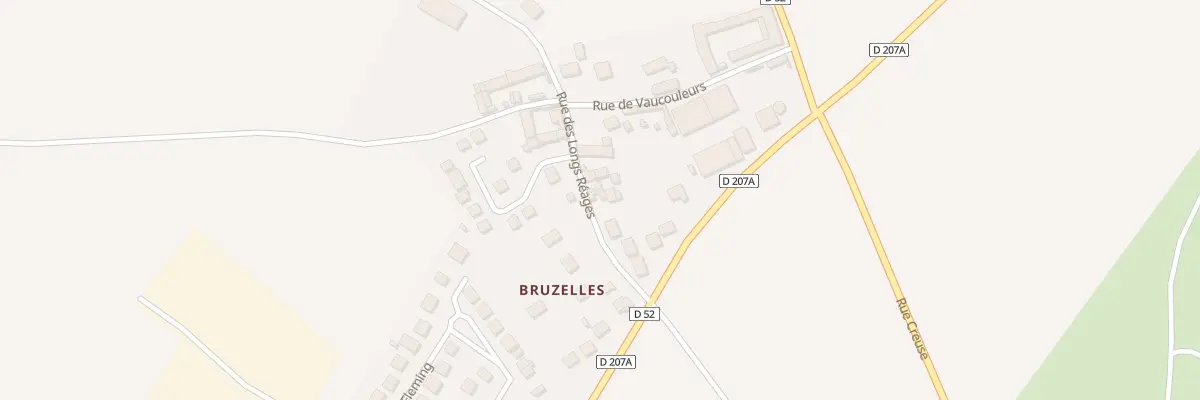 Plan du 5903 Bruzelles à Château-Landon