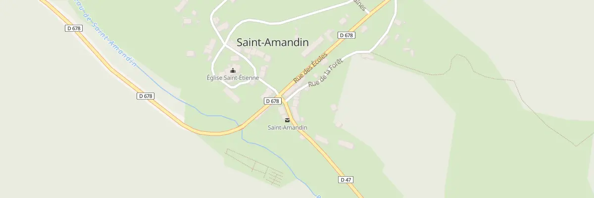 Plan du 14 Rue de la Forêt à Saint-Amandin