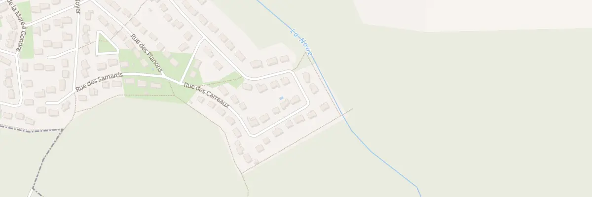 Plan du 1064 Rue des Carreaux à Vaux-le-Pénil