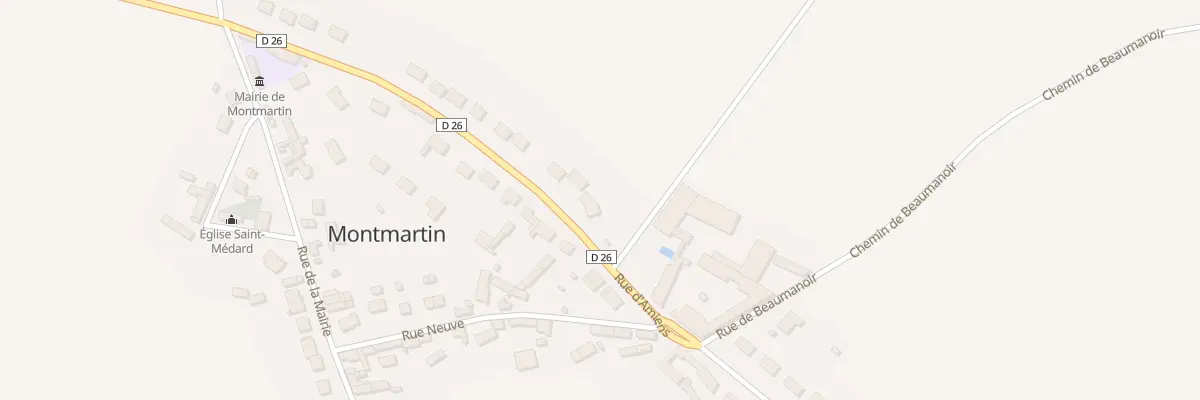 Plan du 83 Rue d’Amiens à Montmartin