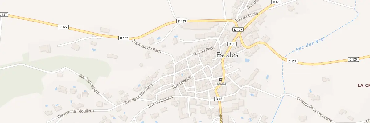 Plan du 7 Rue du Centre à Escales