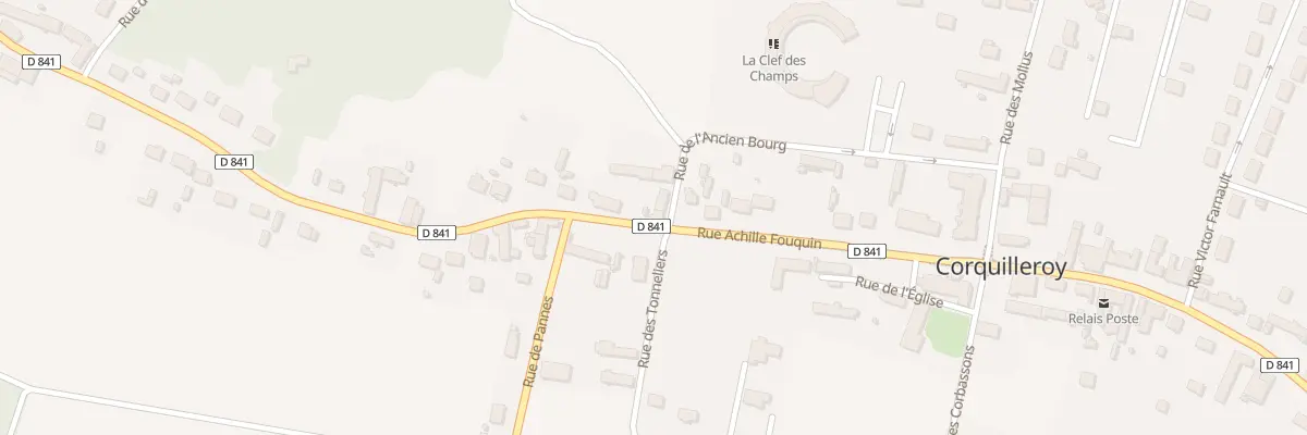 Plan du 18 Rue Achille Fouquin à Corquilleroy