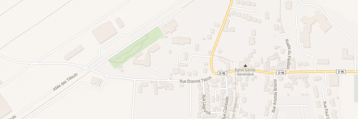 Plan du 25 Rue Eugène Dorlet à Coubert