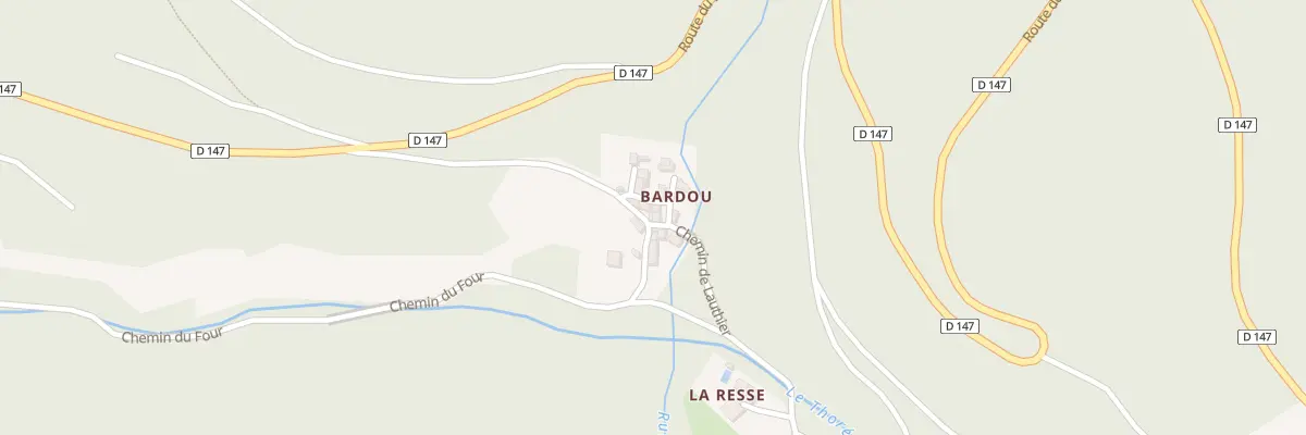 Plan du 5018 Bardou à Verreries-de-Moussans