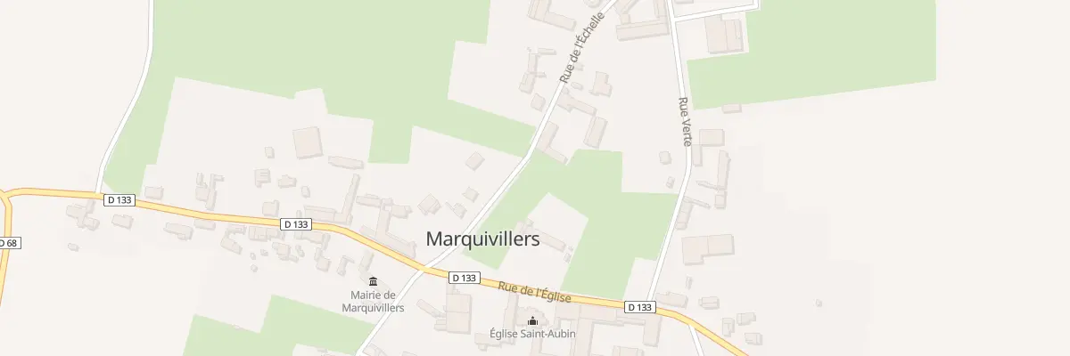 Plan du 6 Rue de l’Echelle à Marquivillers