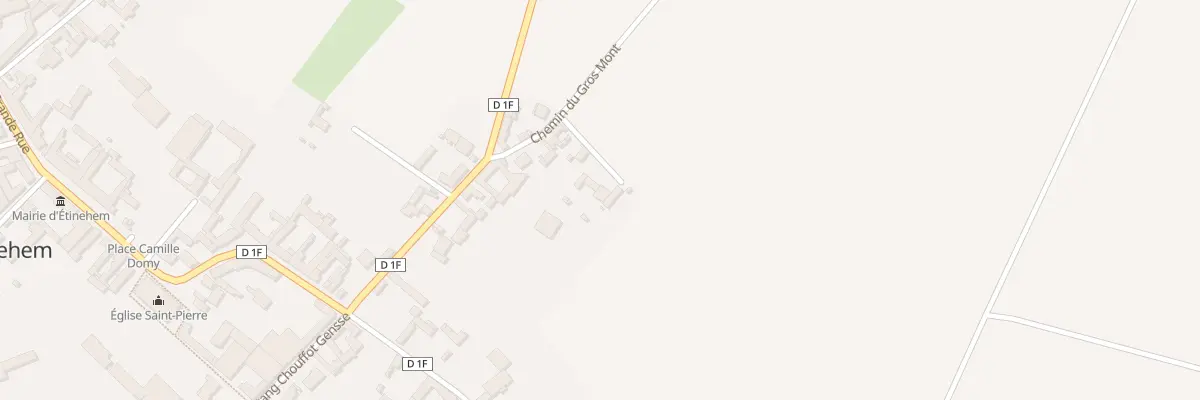 Plan du 14 Che du Gros Mont à Étinehem-Méricourt
