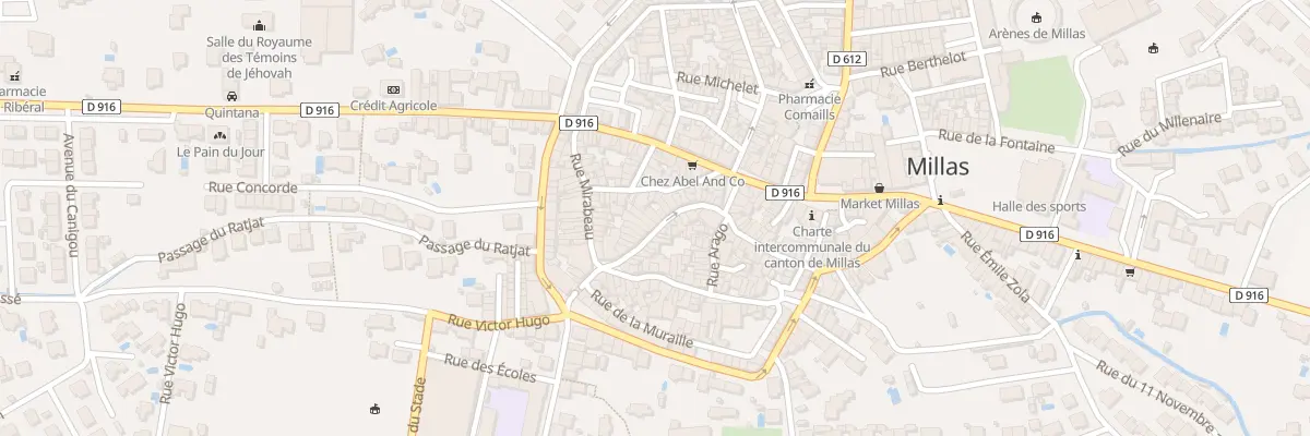 Plan du 58 Rue de la République à Millas