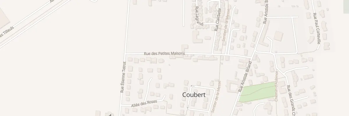 Plan du 23 Rue des Petites Maisons à Coubert