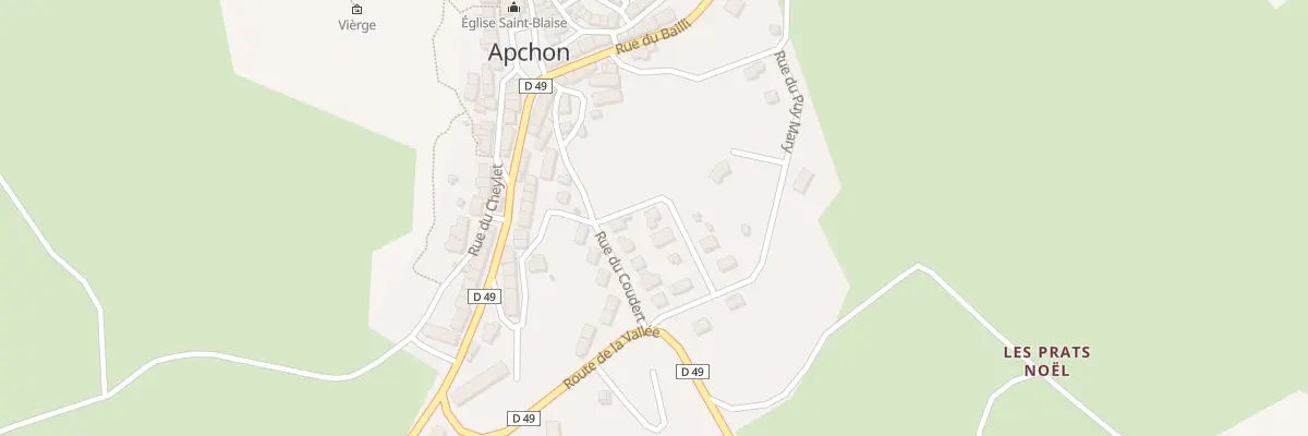 Plan du 6008 Le Bourg à Apchon