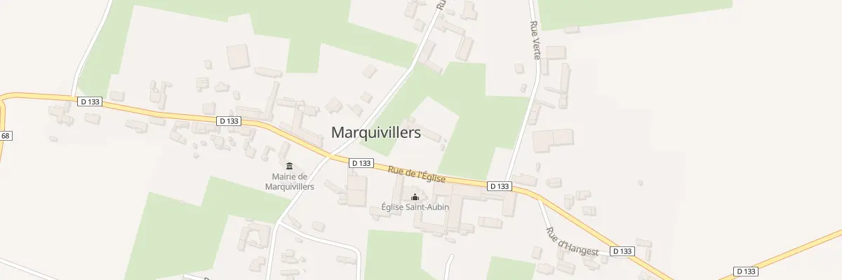 Plan du 1 Rue de l’Eglise à Marquivillers