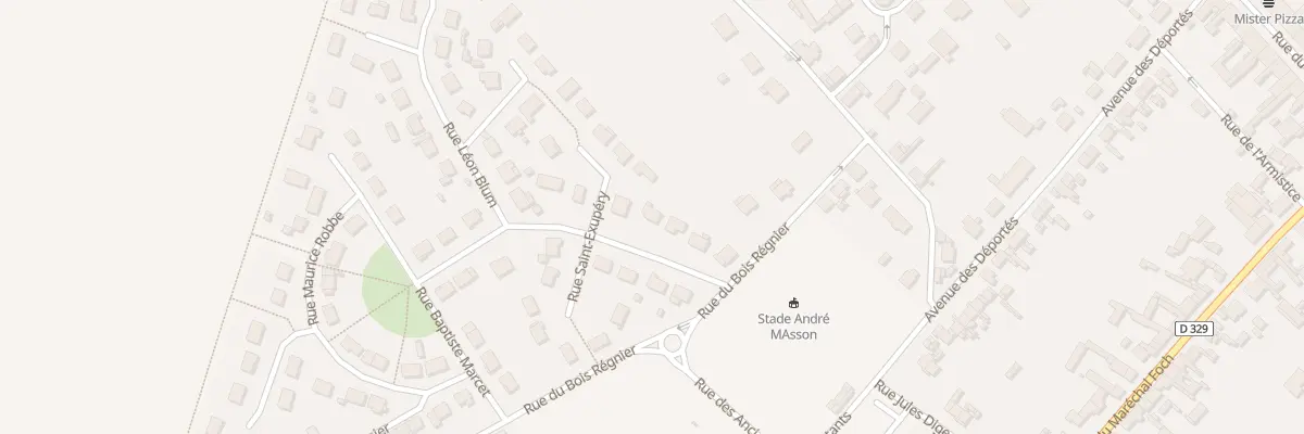 Plan du 8 Rue Leon Blum à Rosières-en-Santerre