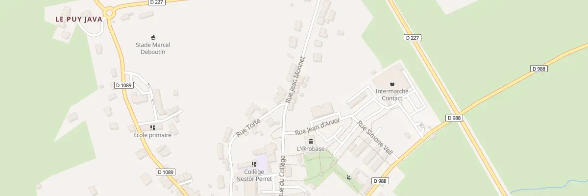Plan du 6 Rue Jean Monnet à Pionsat