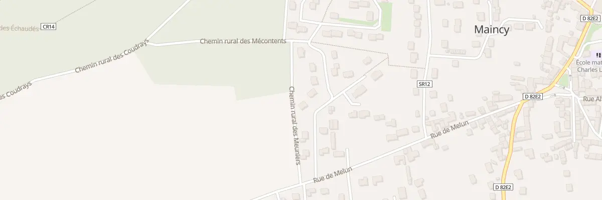 Plan du 5 Rue des Grandes Plantes à Maincy