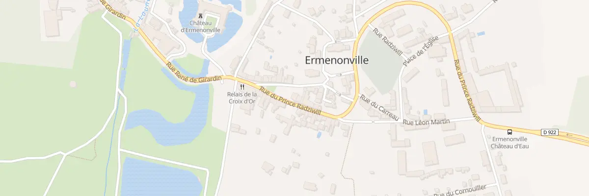 Plan du 13 Rue du Prince Radziwill à Ermenonville