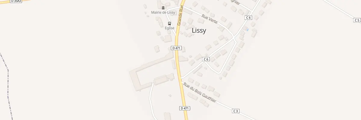 Plan du 1 Rue de Soignolles à Lissy