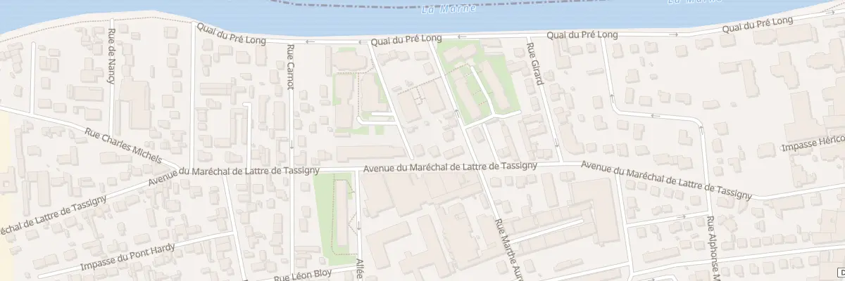 Plan du 56 Av Mal de Lattre de Tassigny à Lagny-sur-Marne