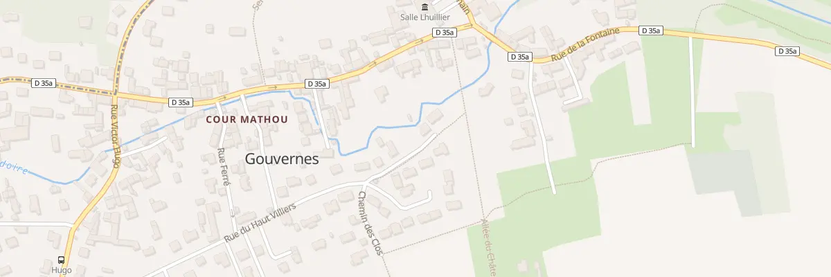 Plan du 4 Imp du Haut Villiers à Gouvernes