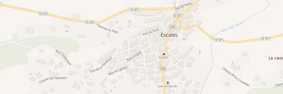 Plan du 2 Rue du Centre à Escales
