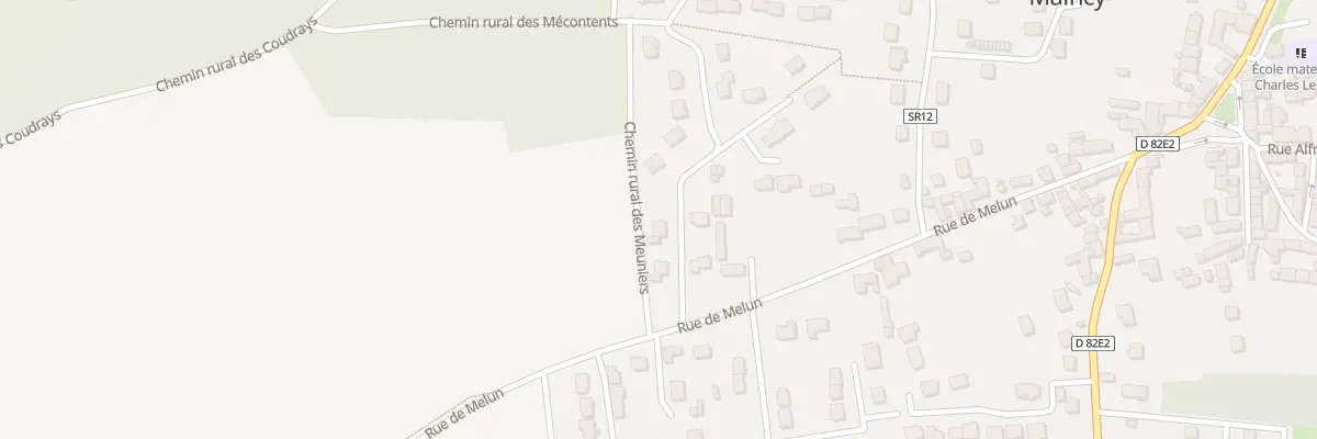 Plan du 3 Rue des Grandes Plantes à Maincy