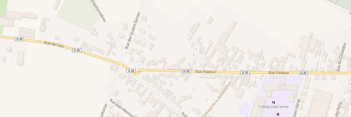 Plan du 170 Rue Pasteur à Rosières-en-Santerre
