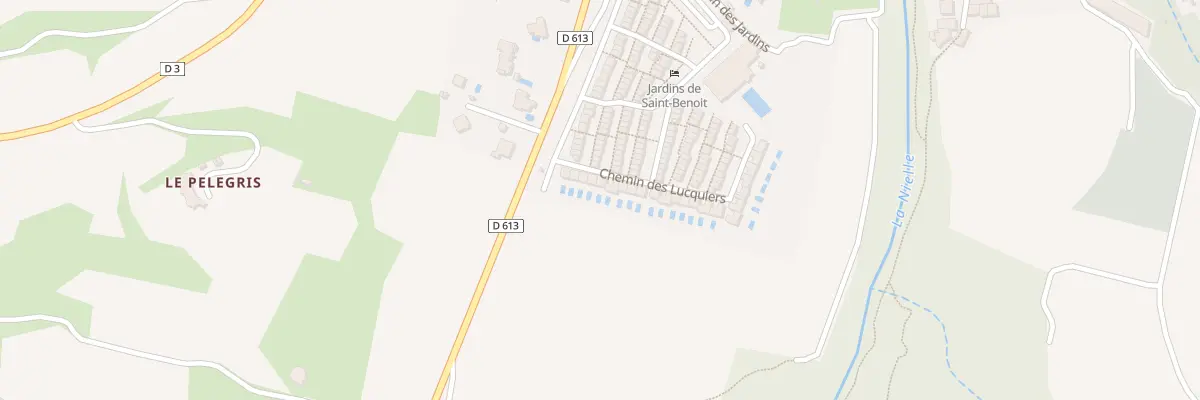 Plan du 1995 Jardins de Saint Benoit à Saint-Laurent-de-la-Cabrerisse