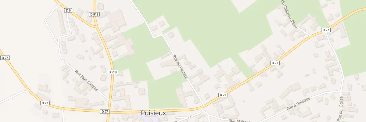 Plan du 6 Rue Pasteur à Puisieux