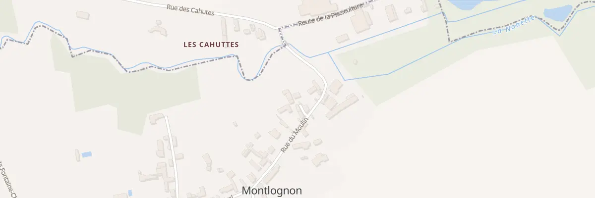 Plan du 9 Rue du Moulin à Montlognon
