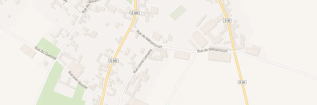 Plan du 2B Rue Lionel Lemaire à Vrély