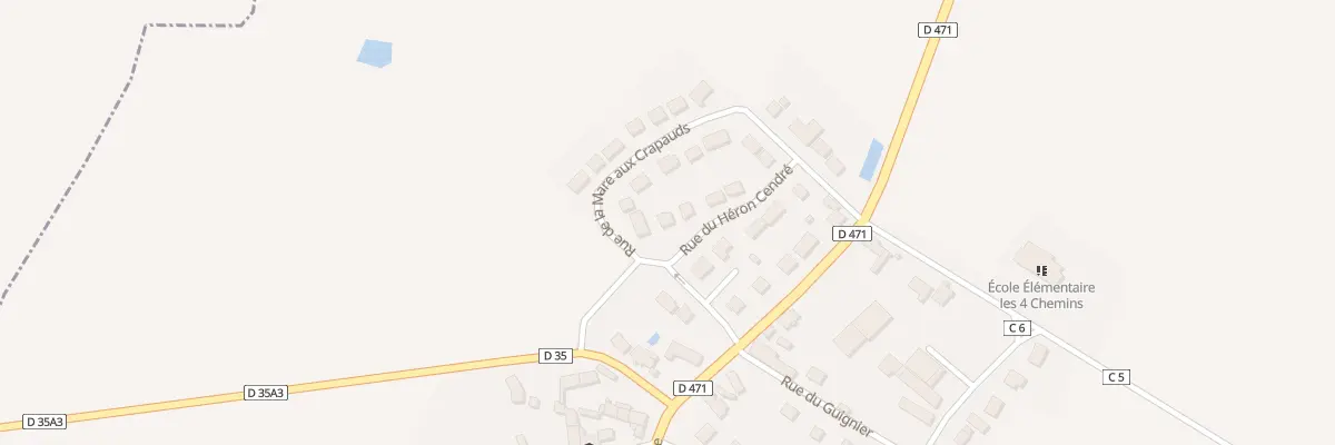 Plan du 8 Rue du Héron Cendré à Lissy