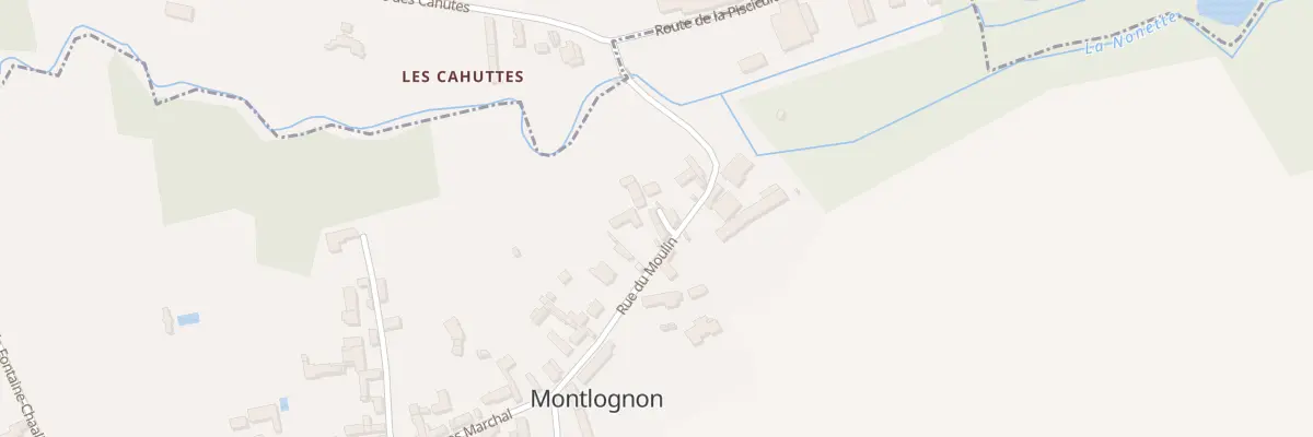 Plan du 11 Rue du Moulin à Montlognon