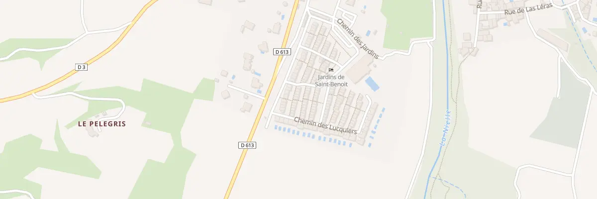Plan du 2043 Jardins de Saint Benoit à Saint-Laurent-de-la-Cabrerisse