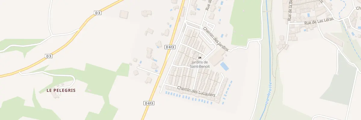 Plan du 2027 Jardins de Saint Benoit à Saint-Laurent-de-la-Cabrerisse