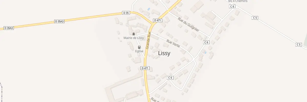 Plan du 18 Rue Grande à Lissy