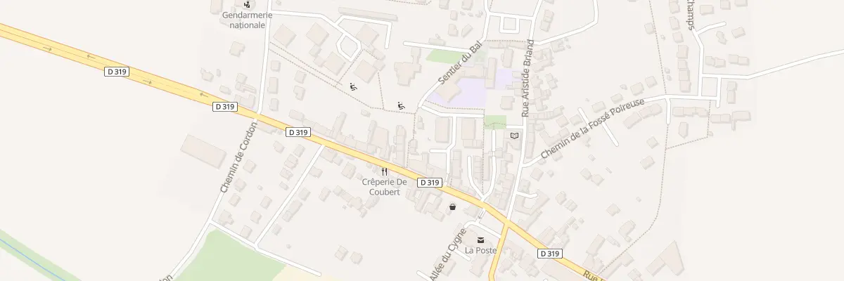 Plan du 23 Rue Jean Jaurès à Coubert