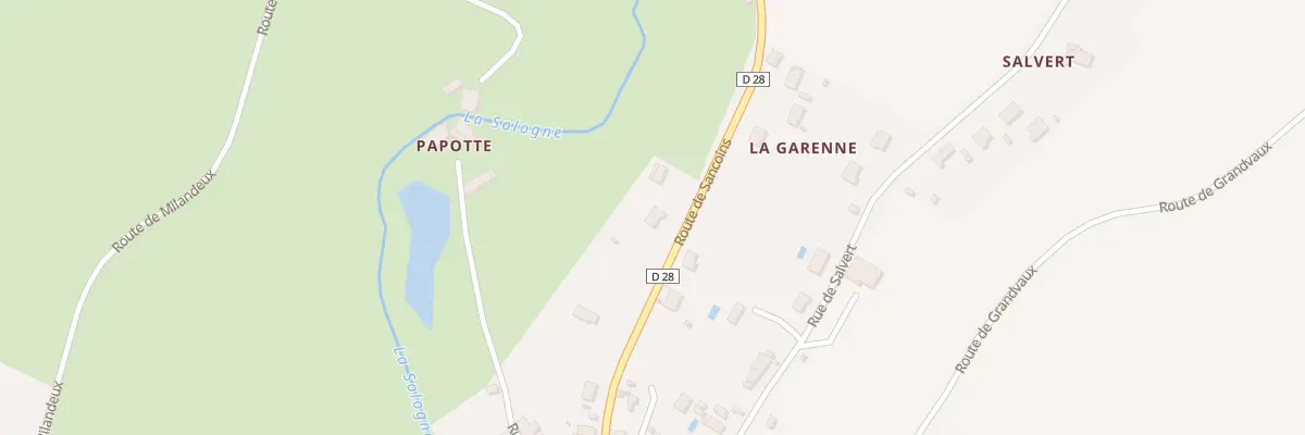 Plan du 13 Rte de Sancoins à Ainay-le-Château