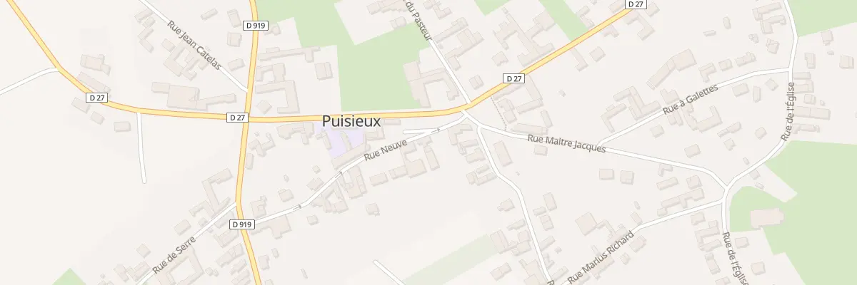 Plan du 1 Rue Neuve à Puisieux