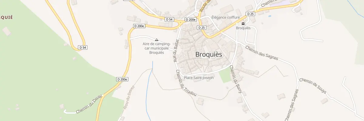 Plan du 1 Rue de l’Alambic à Broquiès