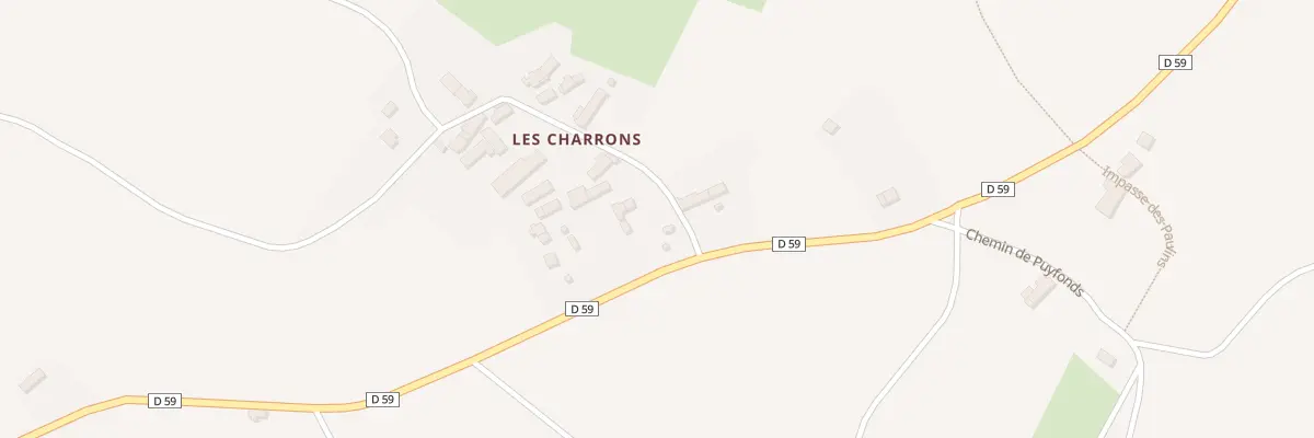 Plan du 329 Les Charrons à Montigny