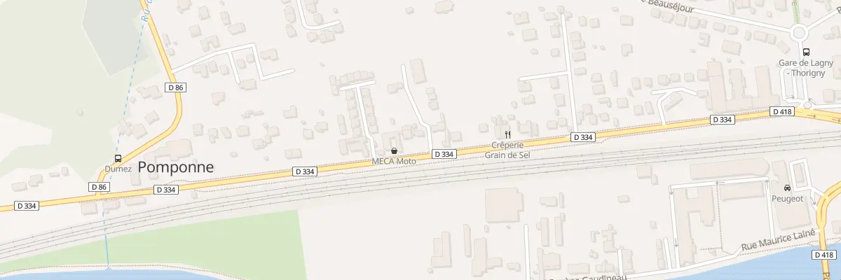 Plan du 41 Rue du Général Leclerc à Pomponne
