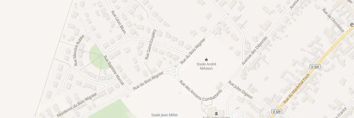 Plan du 1 Rue Leon Blum à Rosières-en-Santerre
