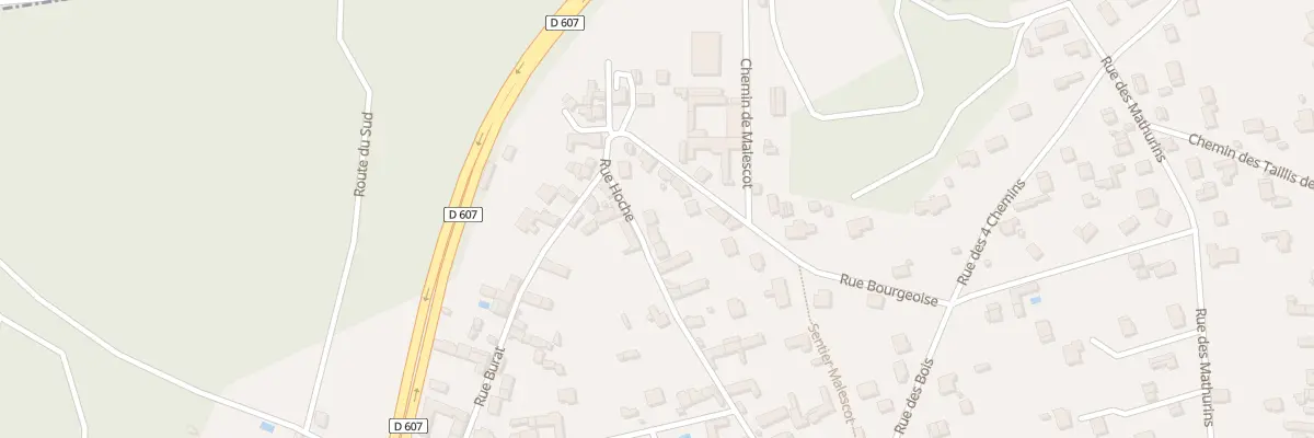 Plan du 16 Rue Hoche à Bourron-Marlotte