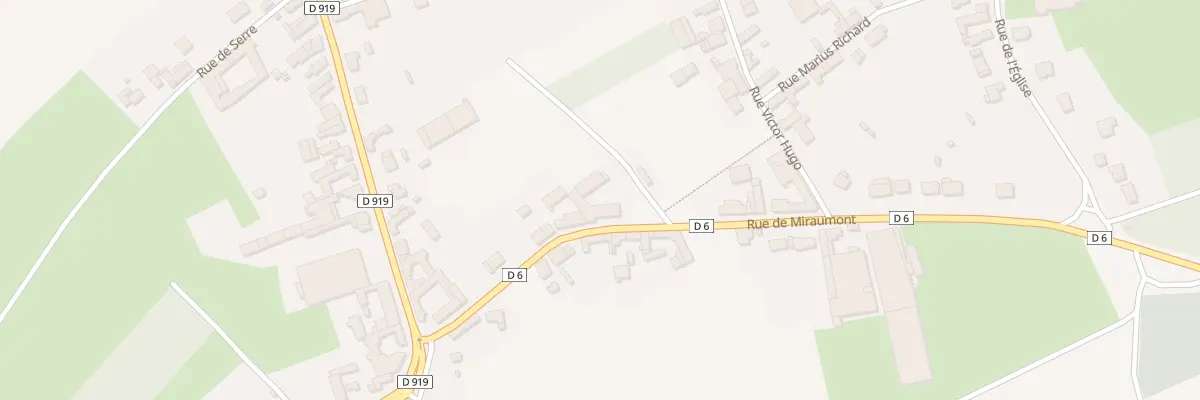 Plan du 7 Rue de Miraumont à Puisieux
